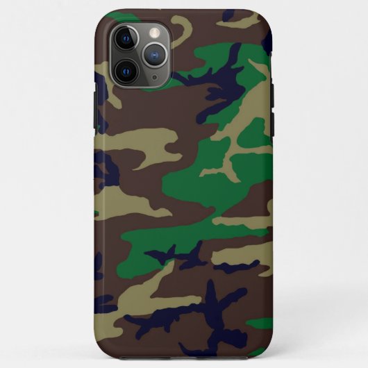 Woodland Camouflage Apple iPhone 11 Pro Max Hoesje (Achterkant)