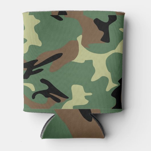 Woodland Camouflage Blikjeskoeler (Voorkant)