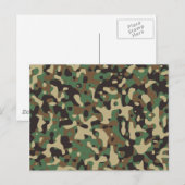 Woodland Camouflage Briefkaart (Voorkant / Achterkant)