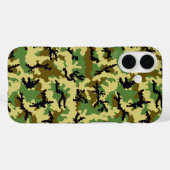 Woodland camouflage Case-Mate iPhone case (Achterkant (horizontaal))