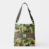 Woodland camouflage crossbody tas (Voorkant)
