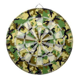 Woodland camouflage dartbord