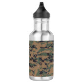 Woodland Camouflage (digitaal) Waterfles (Rechts)