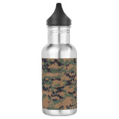 Woodland Camouflage (digitaal) Waterfles (Links)