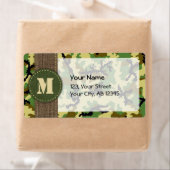 Woodland camouflage etiket (Insitu)