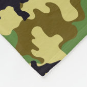 Woodland camouflage fleece deken (Hoek)
