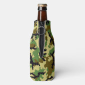 Woodland camouflage flesjeskoeler (Fles Achterkant)