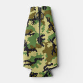 Woodland camouflage flesjeskoeler (Achterkant)