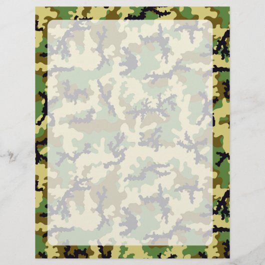 Woodland camouflage flyer (Achterkant)