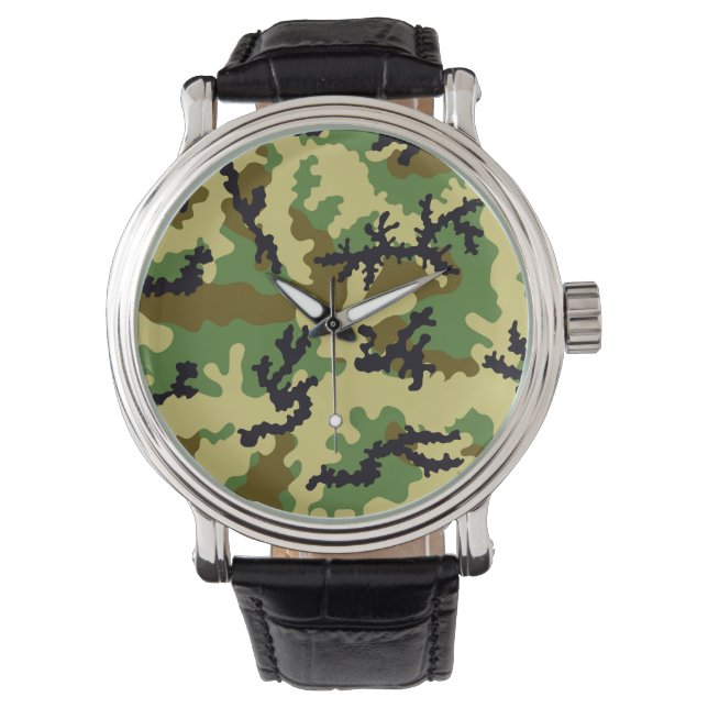 Woodland camouflage horloge (Voorkant)