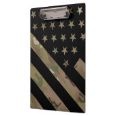 Woodland Camouflage I Black Flag Klembord (Links)