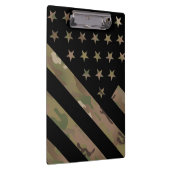 Woodland Camouflage I Black Flag Klembord (Rechts)