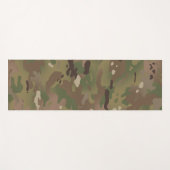 Woodland Camouflage I Yogamat (Voorkant (horizontaal))
