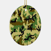 Woodland camouflage keramisch ornament (Rechts)
