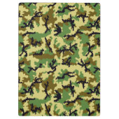 Woodland camouflage klembord (Achterkant)