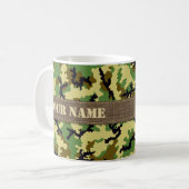 Woodland camouflage koffiemok (Voorkant links)