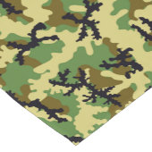 Woodland camouflage korte tafelloper (Hoek)