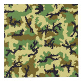 Woodland camouflage kubus (Voorkant)