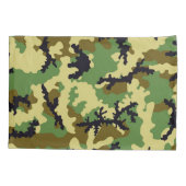 Woodland camouflage kussensloop (Achterkant)