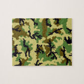 Woodland camouflage legpuzzel (Horizontaal)