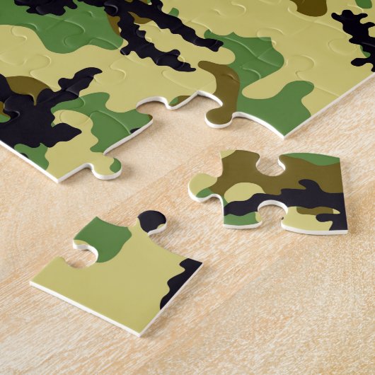 Woodland camouflage legpuzzel (Zijkant)