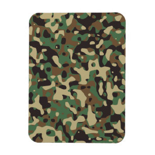 Woodland camouflage magneet