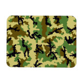 Woodland camouflage magneet (Horizontaal)