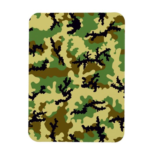 Woodland camouflage magneet (Verticaal)