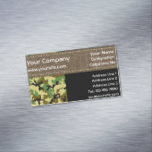 Woodland camouflage magnetisch visitekaartje (Voorbeeld)