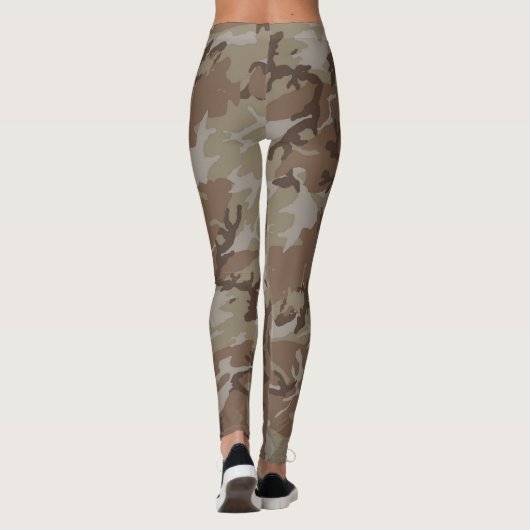 Woodland Camouflage Military Pattern Leggings (Achterkant)