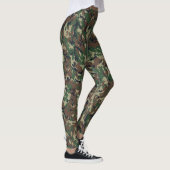 Woodland Camouflage Military Pattern Leggings (Rechts)