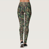 Woodland Camouflage Military Pattern Leggings (Achterkant)