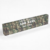Woodland Camouflage Military Pattern Naambordje