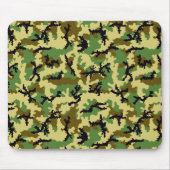 Woodland camouflage muismat (Voorkant)