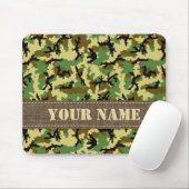 Woodland camouflage muismat (Met muis)