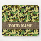 Woodland camouflage muismat (Voorkant)