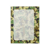 Woodland camouflage notitieblok (Linkerzijde)