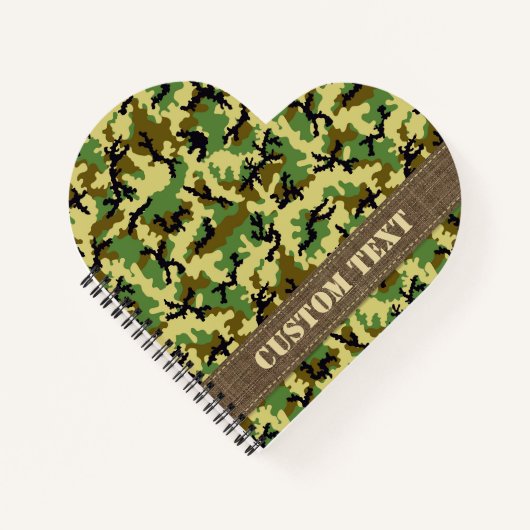 Woodland Camouflage Notitieboek (Voorkant)