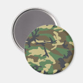 Woodland Camouflage ontwerp Magneet (Voorkant / Achterkant)