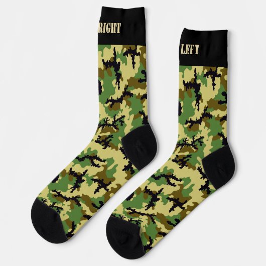 Woodland Camouflage Pattern Socks Sokken (Links)