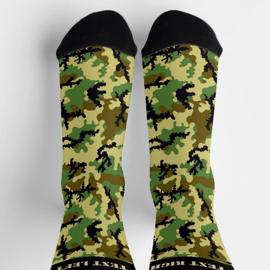 Woodland Camouflage Pattern Socks Sokken (Top)