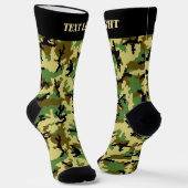 Woodland Camouflage Pattern Socks Sokken (Gebogen)