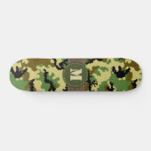 Woodland camouflage persoonlijk skateboard (Horizontaal)