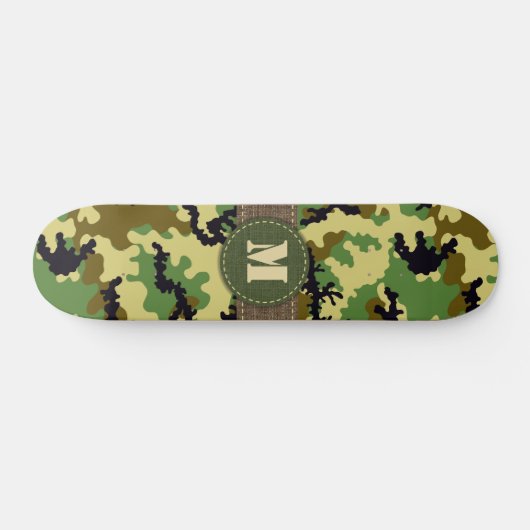 Woodland camouflage persoonlijk skateboard (Horizontaal)