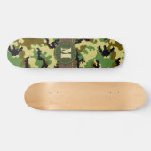 Woodland camouflage persoonlijk skateboard (Horizontaal)