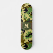 Woodland camouflage persoonlijk skateboard (Voorkant)