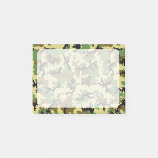Woodland camouflage post-it® notes (Voorkant)