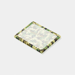 Woodland camouflage post-it® notes
