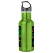 Woodland Camouflage Roestvrij staal Waterfles Waterfles (Achterkant)