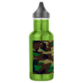 Woodland Camouflage Roestvrij staal Waterfles Waterfles (Links)